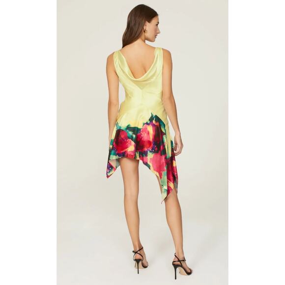 Nicholas Sherina Yellow Floral Mini Dress - Picture 3 of 10